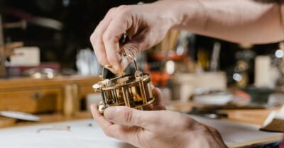 Watch repairs and servicing bench work