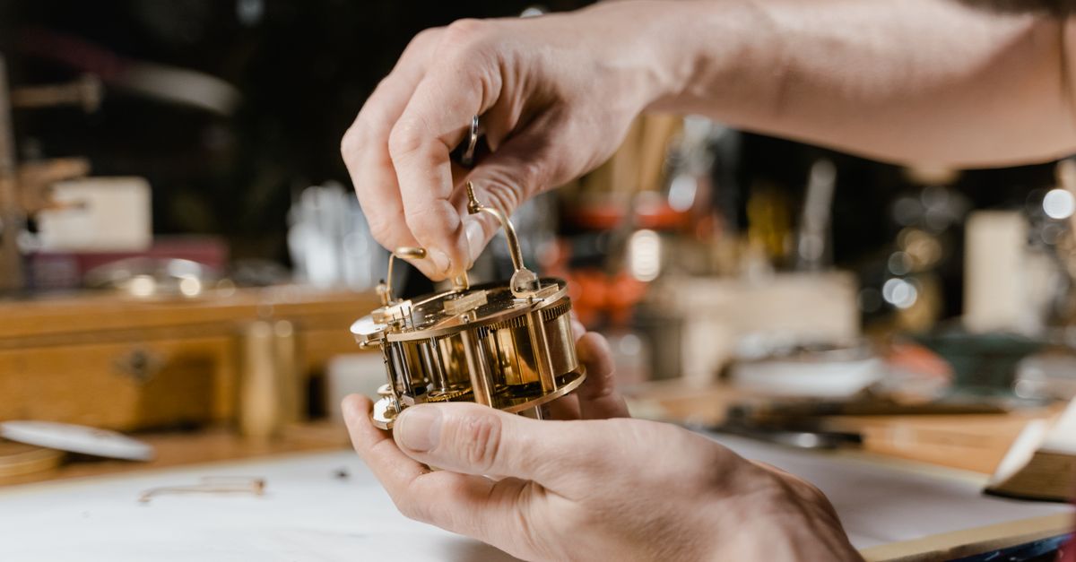 Watch repairs and servicing bench work