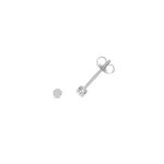 Diamond Round Cut Cluster Studs in 9ct White Gold (0.49g) - Sakakini Jewellers Horsham