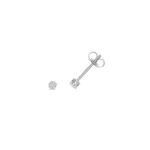 Diamond Round Cut Cluster Studs in 9ct White Gold (0.49g) - Sakakini Jewellers Horsham