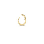 18ct Gold Round Tube Cartilage Hoop - Sakakini Jewellers Horsham
