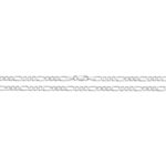 Silver Light Figaro Chain – Durable Sterling Silver Necklace in Multiple Sizes - Sakakini Jewellers Horsham