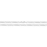 Silver Light Figaro Chain – Durable Sterling Silver Necklace in Multiple Sizes - Sakakini Jewellers Horsham