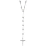 Silver Rosary Necklet - Sakakini Jewellers Horsham