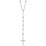 Silver Rosary Necklet - Sakakini Jewellers Horsham