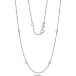 Elegant Diamond Necklace in 18ct White Gold - Sakakini Jewellers Horsham