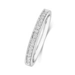 Diamond Grain Set Millgrain Eternity Ring in Platinum - Sakakini Jewellers Horsham