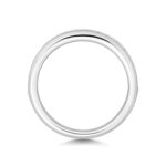 Diamond Channel Set Princess Cut Half Eternity Ring in Platinum - Sakakini Jewellers Horsham