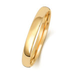 18ct Gold 2.5mm Slight Court Light Wedding Ring - Sakakini Jewellers Horsham