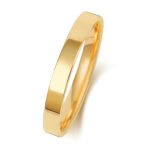 18ct Gold 2.5mm Flat Court Heavy Wedding Ring - Sakakini Jewellers Horsham
