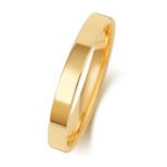 18ct Gold 2.5mm Flat Court Heavy Wedding Ring - Sakakini Jewellers Horsham