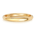 18ct Gold 2.5mm Traditional Court Medium Wedding Ring - Sakakini Jewellers Horsham