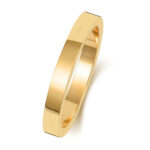 18ct Gold 2.5mm Flat Flat Heavy Wedding Ring - Sakakini Jewellers Horsham
